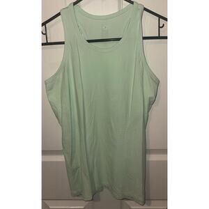 AthletaGirl Limitless Racerback Tank Top Mint Green Size 16 Fits Women XS/S
